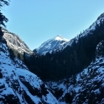 Mt Abrams towers over the town.