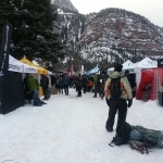 Festival booths and festivities.