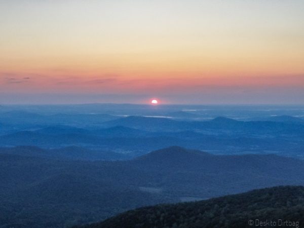 Sunrise from Old Rag