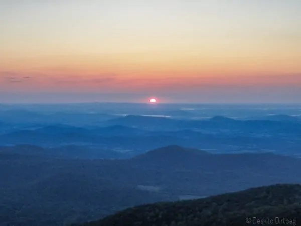 Sunrise from Old Rag