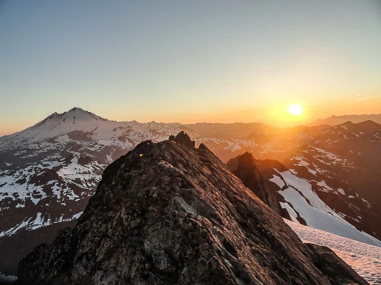 Climbing Mount Shuksan Fisher Chimneys: One of the 50 Classic Climbs washington, trip-reports, alpine