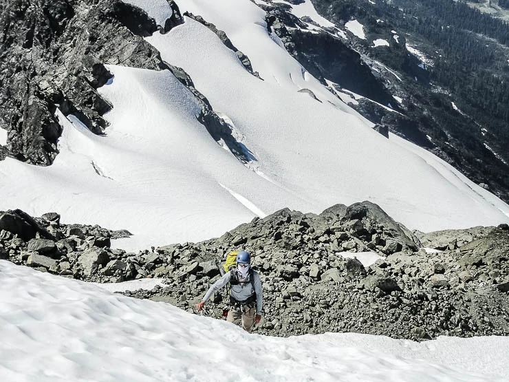 Climbing Mount Shuksan Fisher Chimneys: One of the 50 Classic Climbs washington, trip-reports, alpine