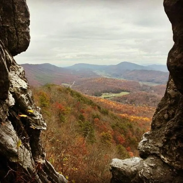 View from Dragon's Tooth along the Virginia Triple Crown