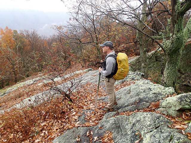 Me soaking in those views on the Virginia Triple Crown