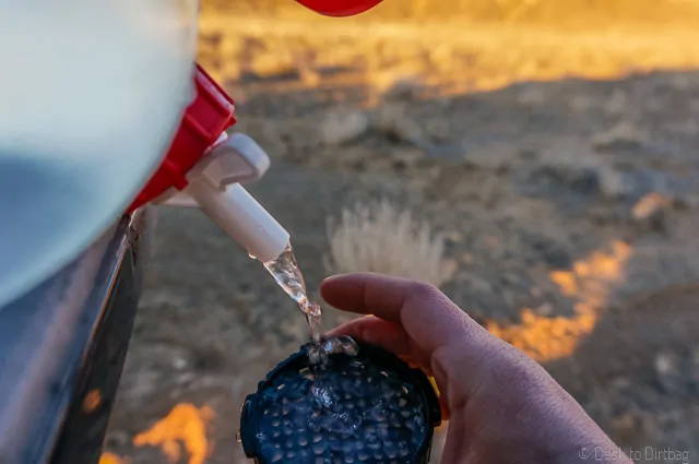 Wet the filter with a little bit of water--this keeps the filter in place. The Best Camping Coffee Maker & How to Make Coffee While Camping