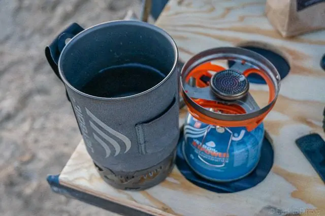 I like the Jetboil because it is super fast at boiling water. The Best Camping Coffee Maker & How to Make Coffee While Camping
