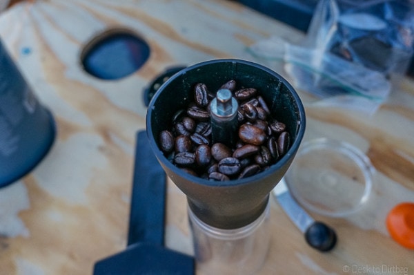 I use a hand cranked burr grinder. The Hario Mini Mill Slim Grinder has been excellent.