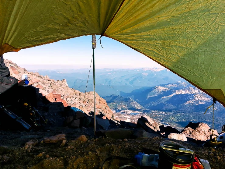 Climbing Mount Rainier via the Kautz Glacier Route washington, trip-reports, alpine