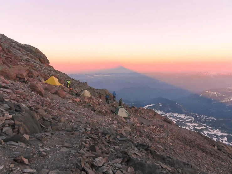 Climbing Mount Rainier via the Kautz Glacier Route washington, trip-reports, alpine