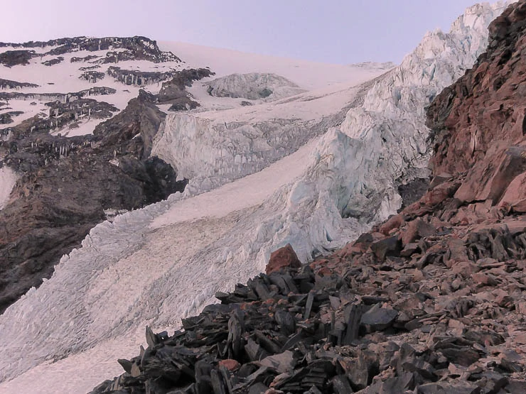 Climbing Mount Rainier via the Kautz Glacier Route washington, trip-reports, alpine