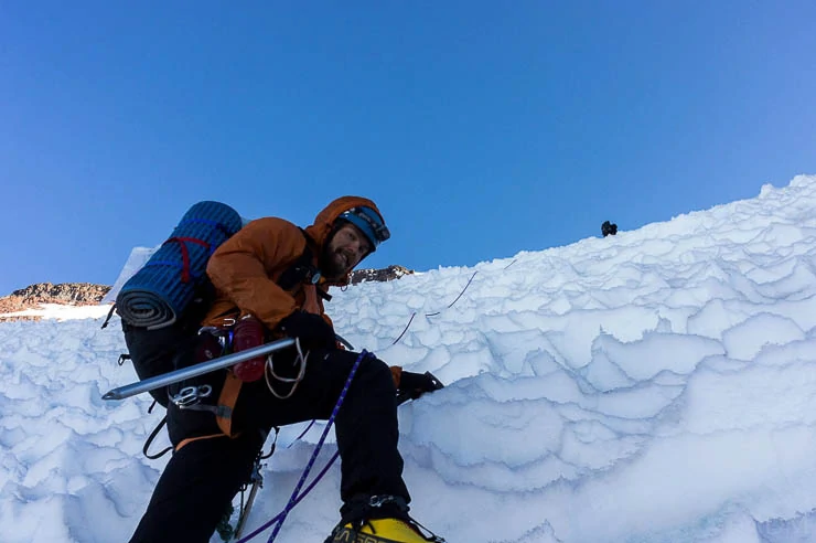 Climbing Mount Rainier via the Kautz Glacier Route washington, trip-reports, alpine