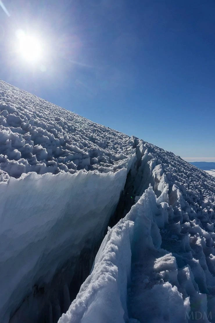 Climbing Mount Rainier via the Kautz Glacier Route washington, trip-reports, alpine