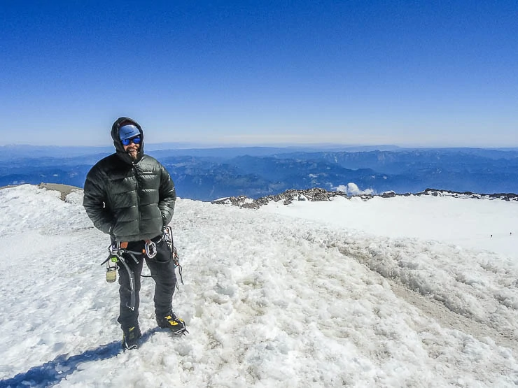 Climbing Mount Rainier via the Kautz Glacier Route washington, trip-reports, alpine