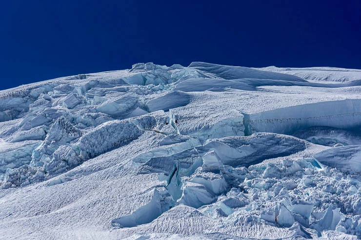 Climbing Mount Rainier via the Kautz Glacier Route washington, trip-reports, alpine