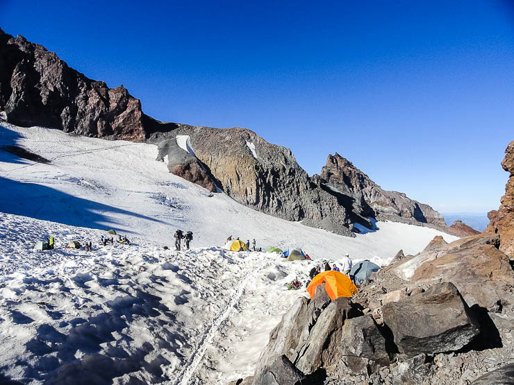 Climbing Mount Rainier via the Kautz Glacier Route washington, trip-reports, alpine