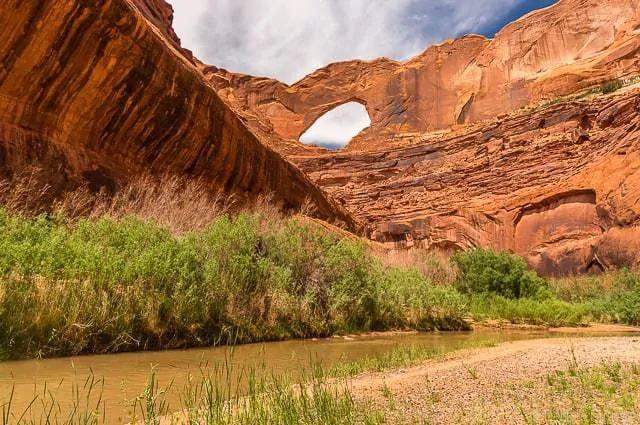 Steven's Arch along the Escalante River - Backpacking Coyote Gulch in Grand Staircase Escalante