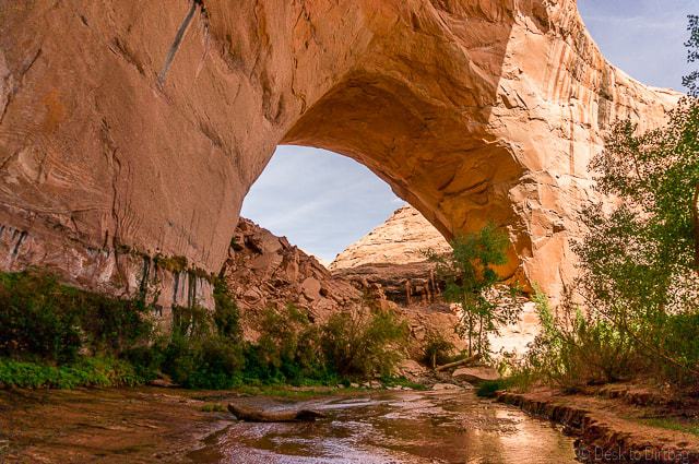 J. Hamblin Arch along Coyote Gulch - Backpacking Coyote Gulch in Grand Staircase Escalante