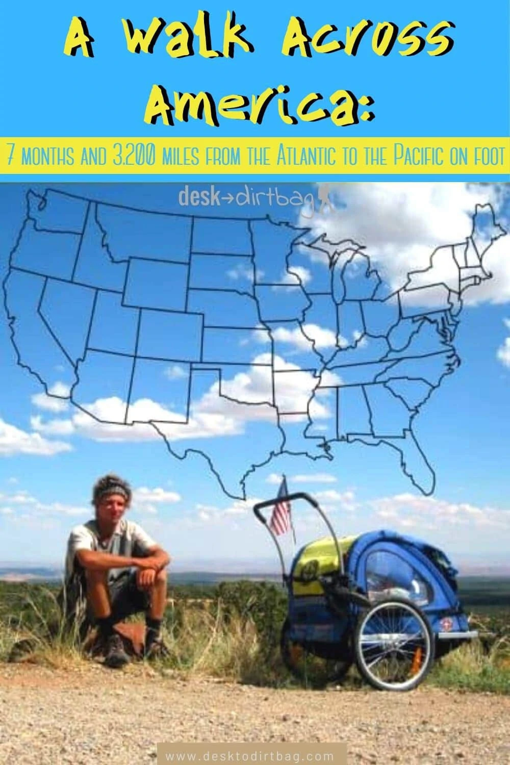 How to Walk Across America: Meet Nate Damm and His Life on Foot north-america, armchair-alpinist