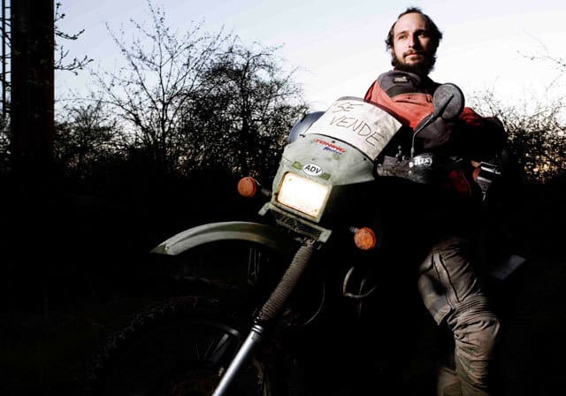 Ben Slavin after his epic South America motorcycle trip