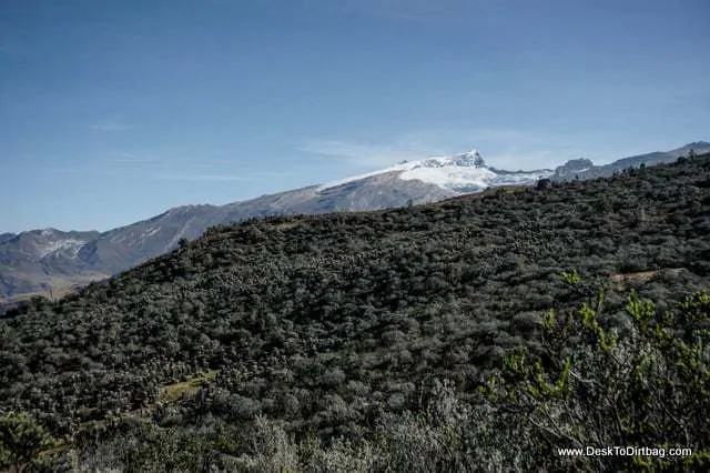 Ritacuba Blanco comes into plain view. - Sierra Nevada del Cocuy Colombia