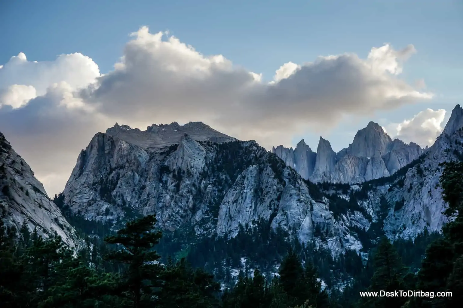 Mount Whitney, the highest peak in the Lower 48, California.