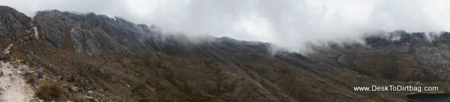 Another panorama of the area below Paso Cusiri. - Sierra Nevada del Cocuy Colombia