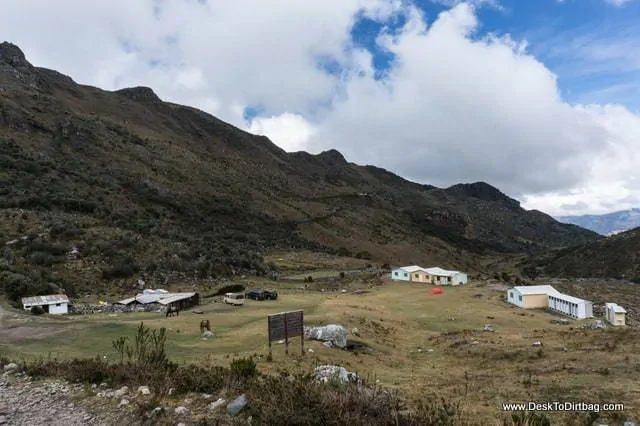 A small farm and ranch on the way out of the park. - Sierra Nevada del Cocuy Colombia