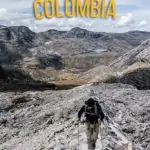 Trekking in the Sierra Nevada del Cocuy in Colombia colombia, backpacking