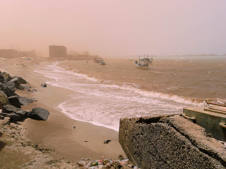Riding a Motorcycle into a Sandstorm on the Red Sea: Yemen Travel Stories travel, featured