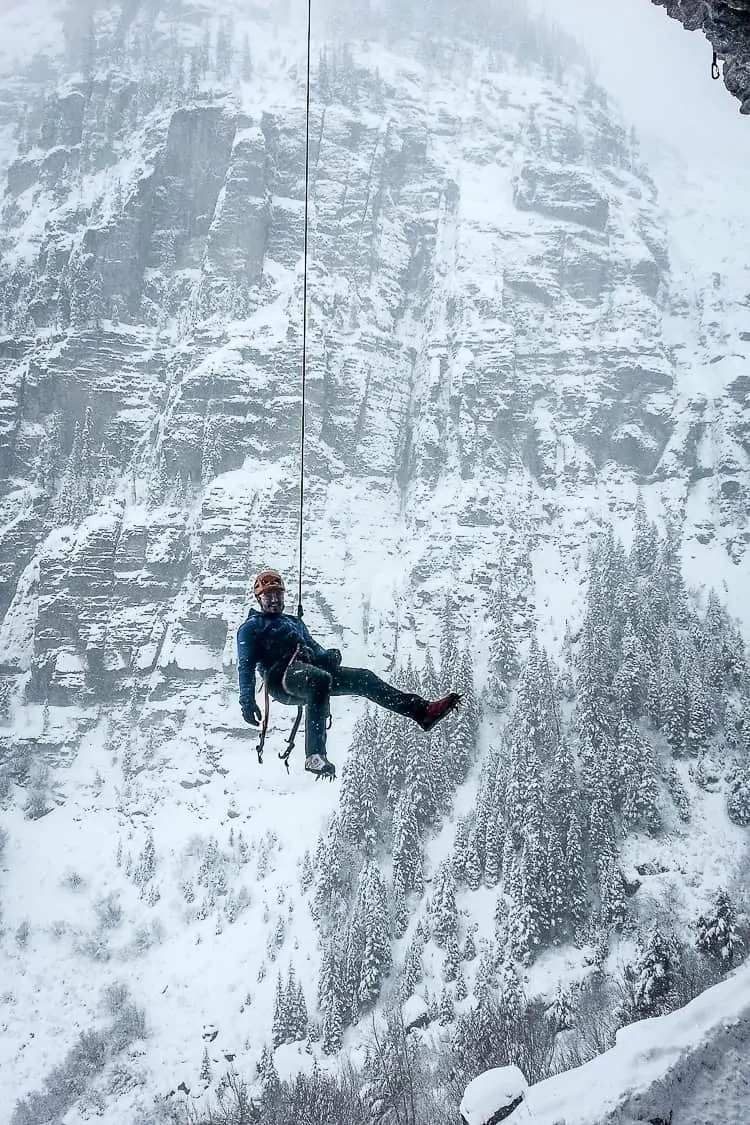 Hanging out in Ouray, Colorado - Mixed Climbing at the Poser's Lounge