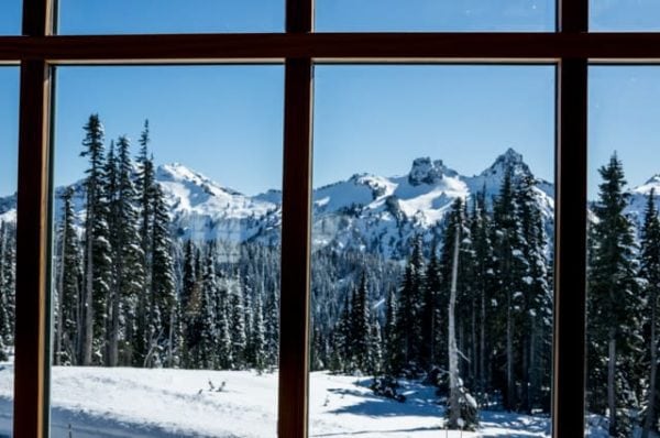 Looking out to the south from the visitor center.