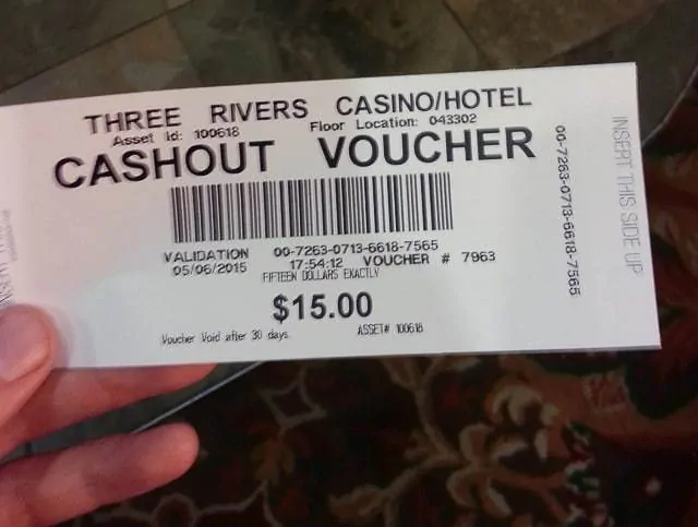 Had to put in a dollar to play, but walked away with $14 in winnings from free play - casino camping perks.