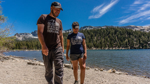 Go Outside T-Shirt - Holiday Gift Guide for Adventure Travelers and Outdoor Lovers