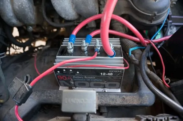 truck camping dual battery setup-4