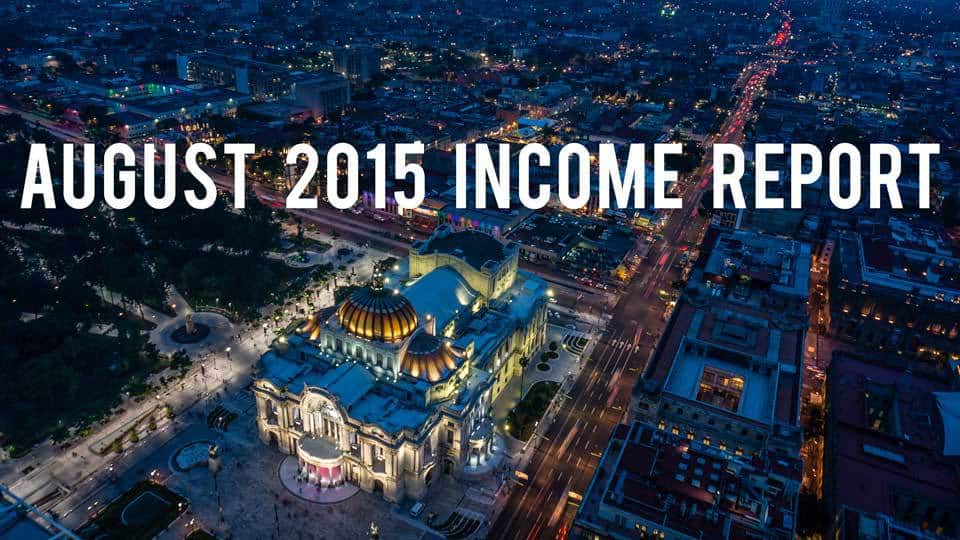 August 2015 Income Report
