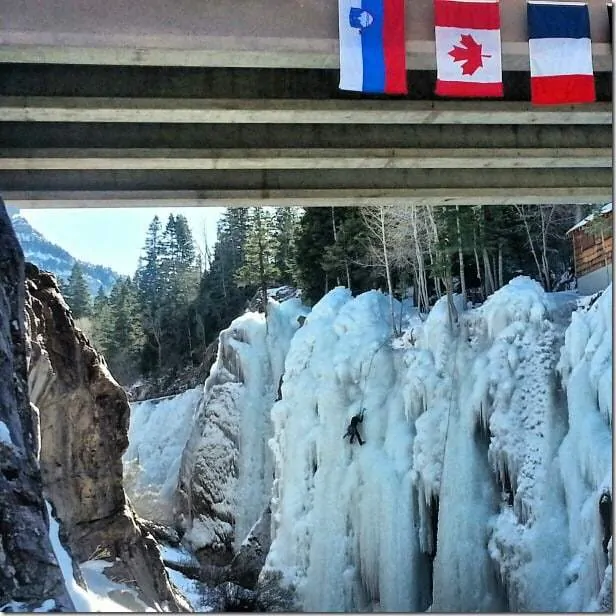 Try your hand at ice climbing in the Ouray Ice Park (Colorado) - 49 Places to Visit on the Ultimate West Coast Road Trip
