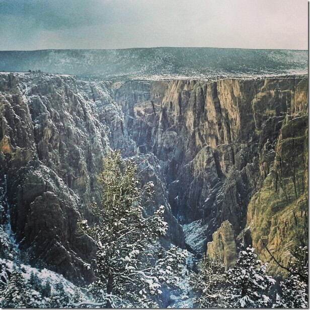 Stand before the Black Canyon of the Gunnison National Park - 49 Places to Visit on the Ultimate West Coast Road Trip