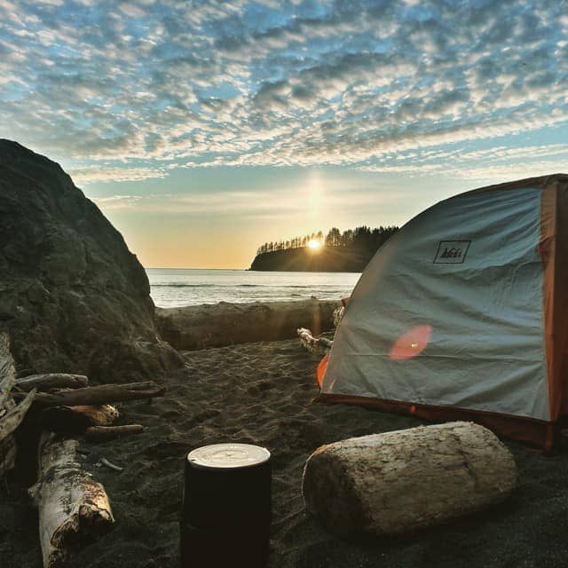 Camping along Washington's Pacific Coast
