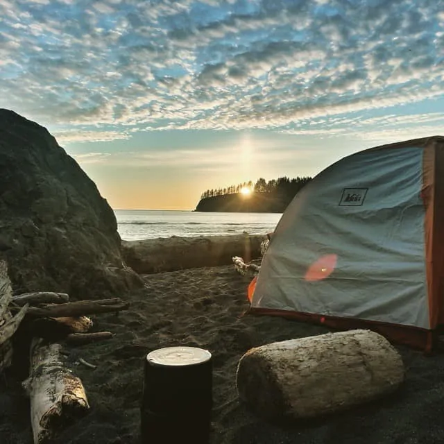 Camping along Washington's Pacific Coast