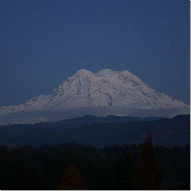 The always impressive Mount Rainier - 49 Places to Visit on the Ultimate West Coast Road Trip