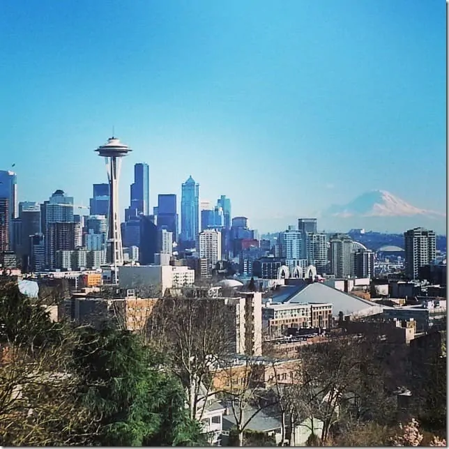 Seattle from Queen Anne's Kerry Park - 49 Places to Visit on the Ultimate West Coast Road Trip