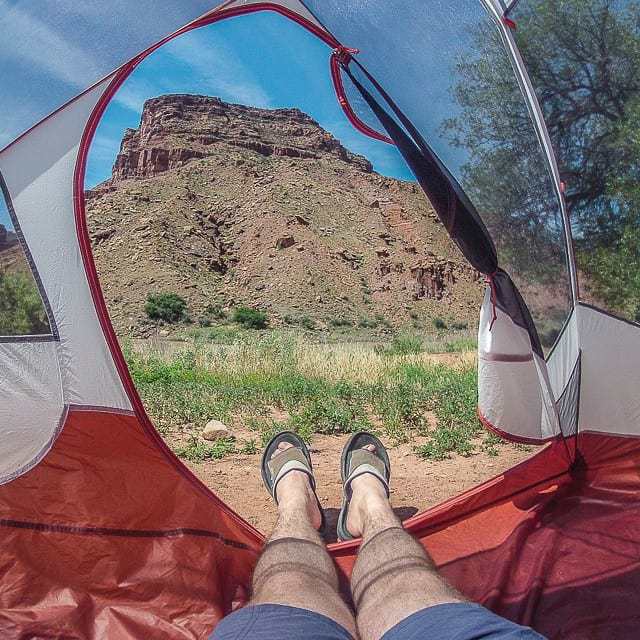 Camping along the Colorado River