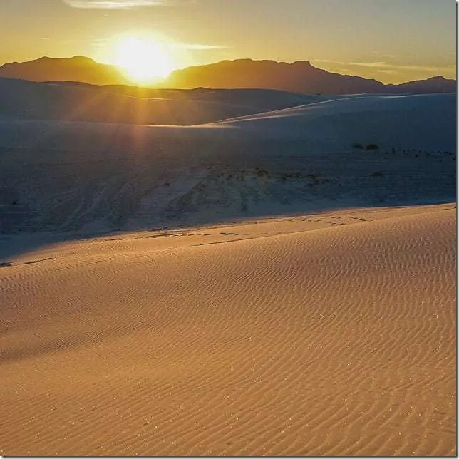 Put your feet in the whitest of sand at White Sands National Monument, New Mexico - 49 Places to Visit on the Ultimate West Coast Road Trip