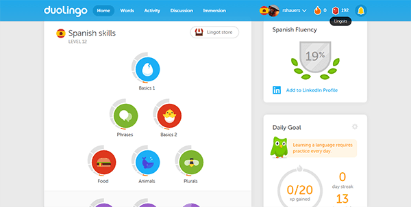 duolingo - 29 Best Productivity Tools
