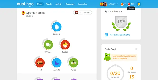 duolingo - 29 Best Productivity Tools