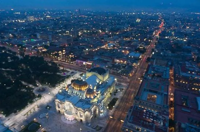 Vista nocturna Ciudad de México - que hacer en la Ciudad de México