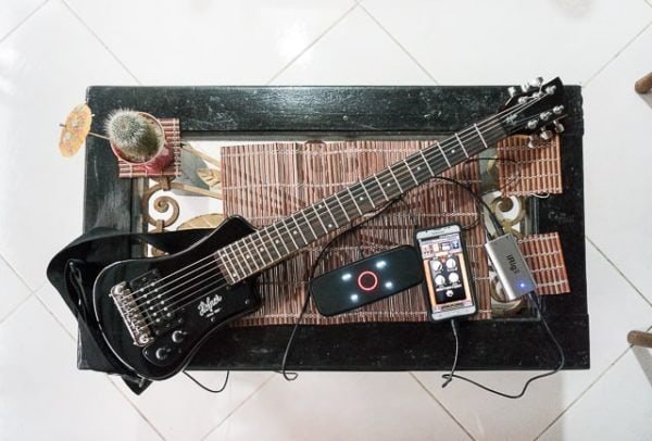 A great travel guitar setup that won't break the bank...