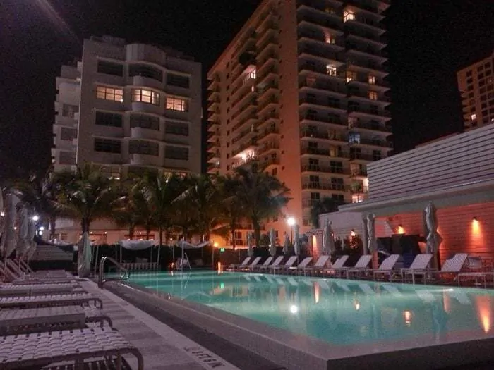 The Metropolitan by COMO Miami Beach and its ground floor heated pool