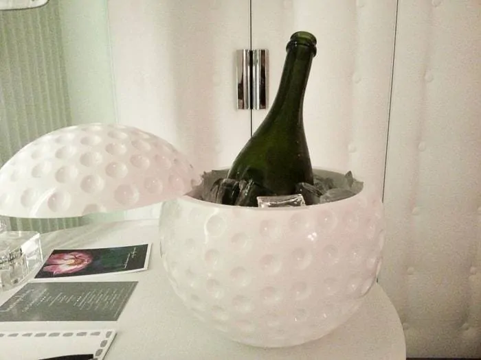 A little champagne on ice at the Metropolitan by COMO Miami Beach