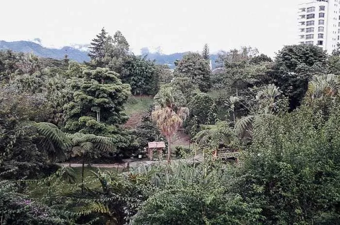 City central Plaza of Armenia, Quindio, Colombia.